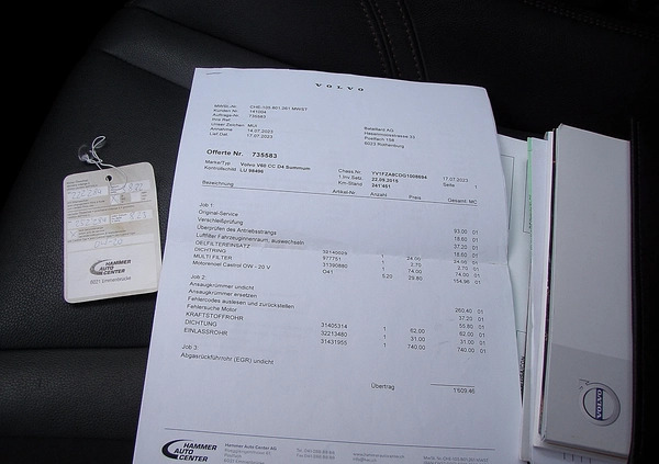 Volvo V60 Cross Country cena 62800 przebieg: 241000, rok produkcji 2015 z Rzeszów małe 631